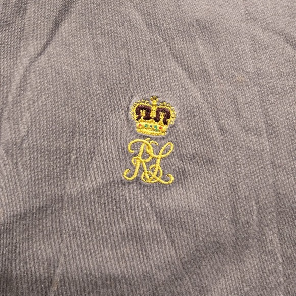 Vintage Ralph Lauren Medium Mauve Long Sleeve Cotton Turtleneck Shirt Unisex - Picture 7 of 12